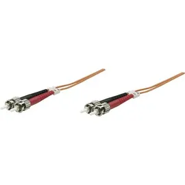 Intellinet Network Solutions Intellinet LWL Anschlusskabel 5.00m Orange [1x ST-Stecker - 1x ST-Stecker] 62,5/125 OM1