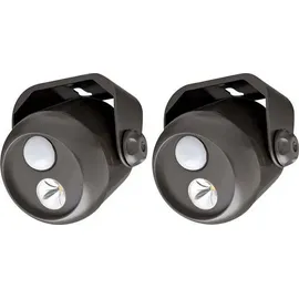 MR. BEAMS Außenstrahler LED braun mit Bewegungsmelder 160 lm