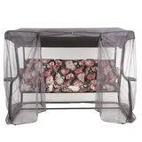 Patio Hollywoodschaukel 4 Sitzer Gartenschaukel Bettfunktion Celebes Plus Black