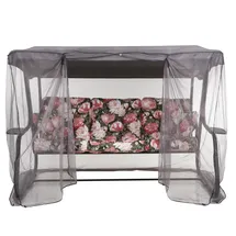 Patio Hollywoodschaukel 4 Sitzer Gartenschaukel Bettfunktion Celebes Plus Black