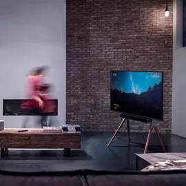 One for All Max TV-Ständer 49,5 cm x 121,1 cm Walnuss Holz/Metall