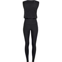 WINSHAPE Damen Functional Comfort Jumpsuit JS102LSC, Comfort Style, Fitness Freizeit Yoga Pilates, Schwarz