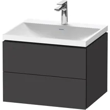 Duravit Möbel-Set L-Cube 60x48x48cm, m HL, graph matt, 2 Schub.