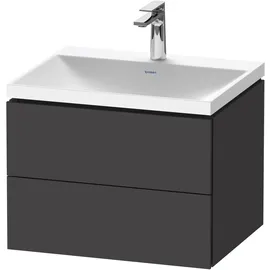 Duravit Möbel-Set L-Cube 60x48x48cm, m HL, graph matt, 2 Schub.