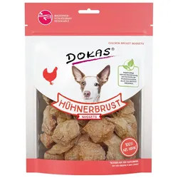 DOKAS Nuggets 110 Gramm Hundesnacks Hühnerbrust 10 x 110 Gramm
