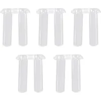 200 Stück Randlose Brillenfassungen, 5 Arten Randlose Brillenzubehör für Randlose Brillen Befestigungszubehör Werkzeuge