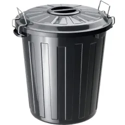 Rotho Mülltonne BASIC, 25 Liter 1784608851 , Farbe: schwarz