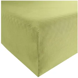 Estella Spannbettlaken Feinjersey 90 x 190 - 100 x 200 cm lind