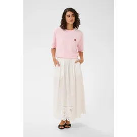 Kaffe Maxirock Damen Weiß 40