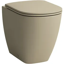 Laufen Lua Stand-Tiefspül-WC mit WC-Sitz Bahamabeige