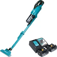 Makita DCL286FRF2 Akku Staubsauger Blau inkl. 2x 3,0 Ah