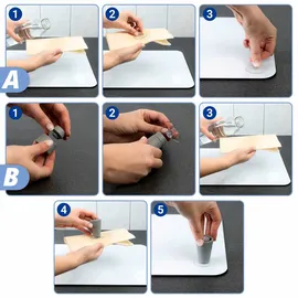 Wenko Marmor Herdabdeckplatte 2 St.