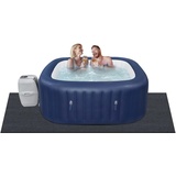 Vevor Poolunterlage 500 g/m2 Whirlpool Matte 2030 x 2030 x 1,9 mm Bodenplane Filz & PE Bodenschutz Pool Unterlegmatte Schutzmatte Bodenplatte Bodenschutzplane Poolteppich Filzmatte Bodenmatte