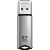 Silicon Power Marvel M02 Silber 128GB, USB-A 3.0 (SP128GBUF3M02V1S)