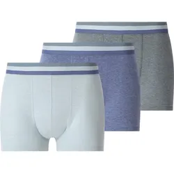 Retro Pants JAN VANDERSTORM "3er Pack Retropants ROLFLUND", Herren, Gr. XXL, blau, Obermaterial: 60% Baumwolle CO. 40% Polyester COOLMAX PES(Coolmax)., Unterhosen