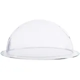 HMF 46710 Halbkugel aus Acryl mit Krempe, DIY Acrylhaube | 10 cm Transparent