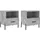 vidaXL Nachtschrank 2 Stk. 40 x 35 x 47,5 cm Betongrau