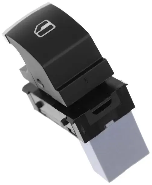 Chrom-Knopf/Schalter für elektrische Fensterheber für VW Golf 5, Passat B6, Touareg, Caddy, Touran, Seat — 5K0959855, 5ND95985