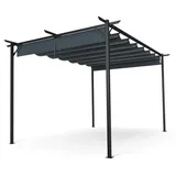 Blumfeldt Pergola 3 x 4 m Dunkelgrau