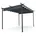 Pergola 3 4 Dunkelgrau