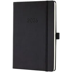 CONCEPTUM kalender Buchkalender Wochenkalender »Conceptum 2026« A5 schwarz, 14.8x21.3 cm