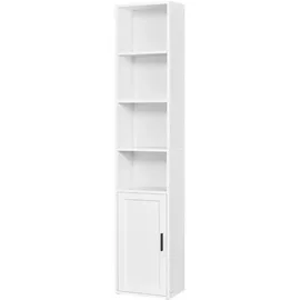 VASAGLE Bücherregal 175 x 31,8 x 24 cm Weiß