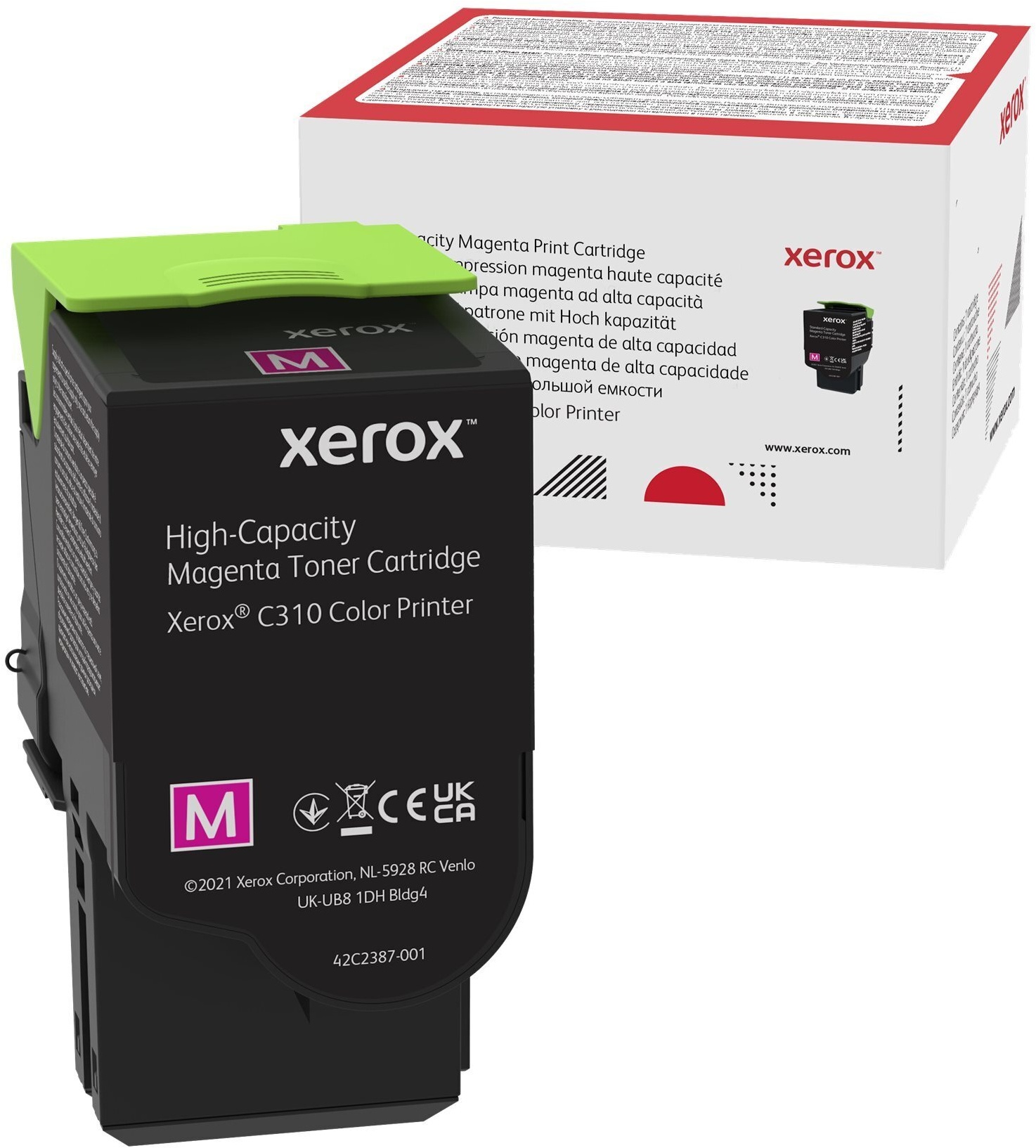 Xerox C310/C315 Tonermodul, Magenta, 5.500 Seiten Tonermodul mit hoher Kapazität, Magenta, 5.500 Seiten