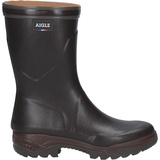 Aigle Gummistiefeletten Parcours Bottillon, dunkelbraun, 38