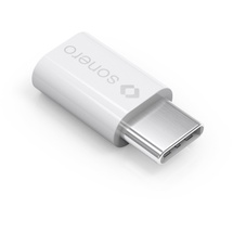 Sonero X-UA112 USB-Adapter (USB-C Stecker auf Micro USB-Buchse) weiß