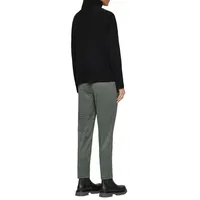 s.Oliver Gemusterte Stoffhose mit elastischem Bund - 42