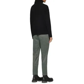 s.Oliver Gemusterte Stoffhose mit elastischem Bund - 42