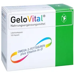 Gelovital Nahrungsergänzungsmittel Lebertran Kapseln