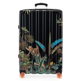 HAUPTSTADTKOFFER Q-Damm 4-Rollen 78 cm / 133 l leopard