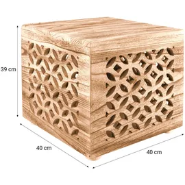 Homestyle4u Hocker Beistelltisch Holz 1773,