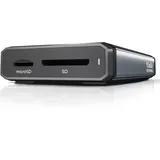 SanDisk Professional PRO-READER USB-C, Speicherkartenlesegerät, Schwarz, Grau