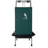 Colorday Good Night Vogelkäfig-Abdeckung für großen vogelkäfig mit Play top (68", grün)