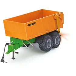 Spielfahrzeug-Anhänger SIKU "SIKU Control, Tandem-Achs-Anhänger (6780)", orange (orange, grün), Spielfahrzeug-Anhänger, KinderB:10cm H:10cm T:26cm, Metall, Kunststoff, passend für SIKU Control Traktoren im Maßstab 1:32, B:10cm H:10cm T:26cm