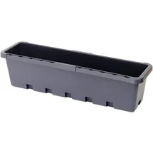Greenlife Blumen- / Kräuterbox 39,5 x 11,5 x 10,5 cm Anthrazit Komplettset