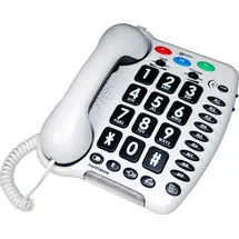 Geemarc Amplipower 40 Schwerhörigentelefon (weiss), Telefon, Weiss