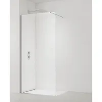 Swiss Aqua Technologies Walk-In Duschtrennwand 100CM Begehbare Dusche 8MM Sicherheitsglas