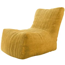 Mirjan24 Sitzsack, Gelb, Textil, Rechteckig, 80x90x100 cm, Wohnzimmer, Hocker, Sitzsäcke, XXL Sitzsäcke