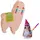 Relaxdays Lama Piñata Gelb/Rosa/Türkis