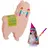 Relaxdays Lama Piñata Gelb/Rosa/Türkis