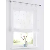 Kutti Raffrollo HEINE HOME Gr. 1, weiß, B:45cm H:140cm, Raffrollos,
