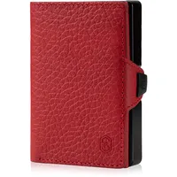 ZNAP® Slim Wallet Kreditkartenetui | Geldbörse Herren | Kartenhalter Geldbeutel Herren | Kartenetui Herren Geldbeutel | Herren Portemonnaie mit RFID Schutz | 12 Karten | Orange