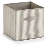 Aufbewahrungsbox Stripes Kunststoff Beige