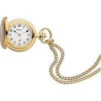 Regent Taschenuhr Regent Herren Taschenuhr Analog Gehäuse, (Analoguhr, Analoguhr), Herren Taschenuhr rund, extra groß (ca. 26mm), Metall, Elegant goldfarben