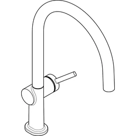Hansgrohe Talis M54 1jet edelstahl Finish 72804800