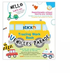 Stick'n: Kreatives Malbuch - Fahrzeuge neu gestalten