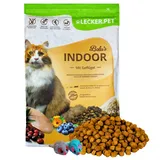 Lyra Pet 2,5 kg Lecker.Pet® Balu's Indoor Geflügel Katzenfutter Trockenfutter Vollnahrung + 2 Mäuse